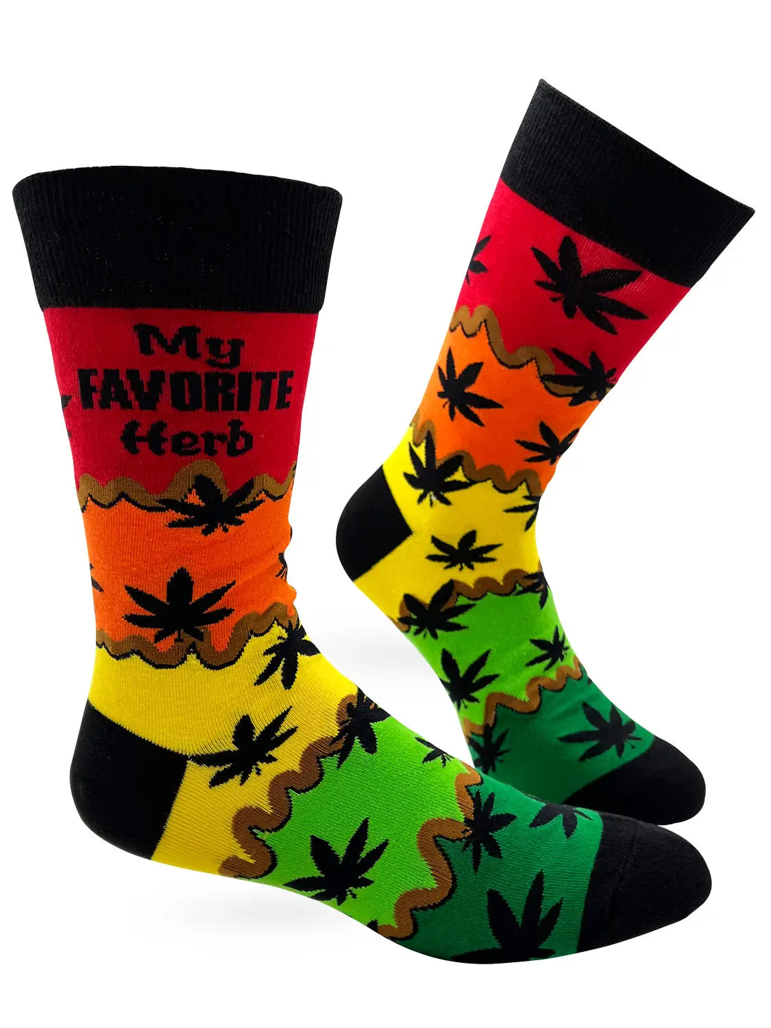 My Favorite Herb Men's Novelty Crew Socks