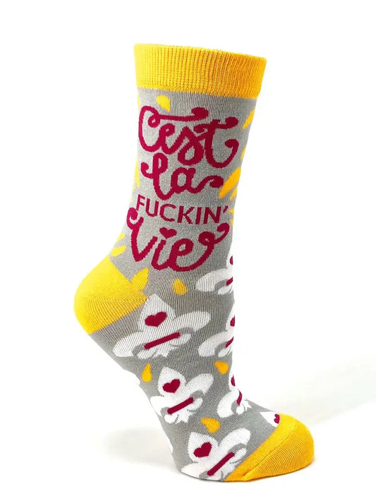 Cest la Fuckin' Vie Ladies' Crew Socks