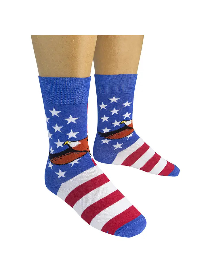 Adam Turman - Fly High Old Glory US Flag Socks